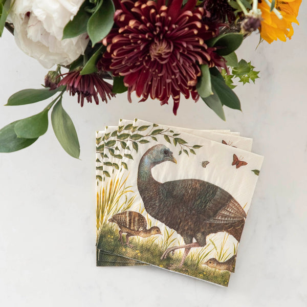 Hester and Cook Fall and Thanksgiving Napkins - 5 Styles