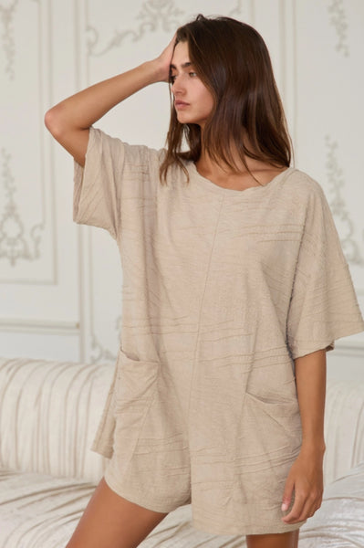 Free To Be Me Oversized Romper-Multiple Options