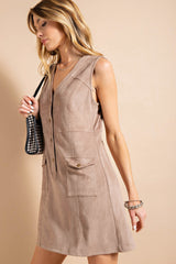 Whisper of Autumn Suede Dress