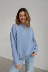 Nantucket Mock Neck Sweatshirt - by chicka-d - 5 Colors