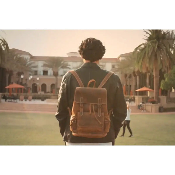 Midland Leather Backpack