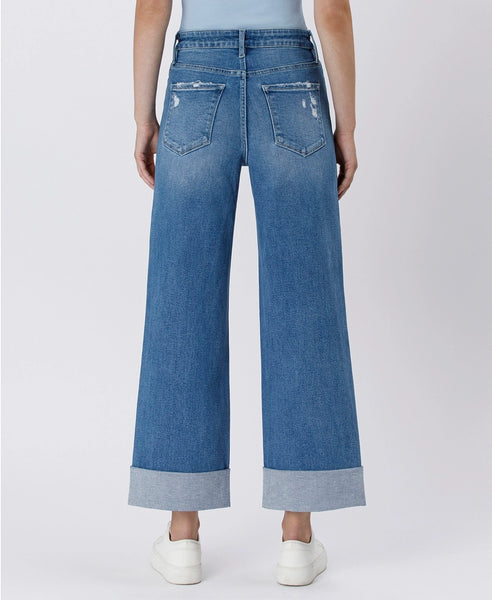 Sweeping Cuffed Jeans