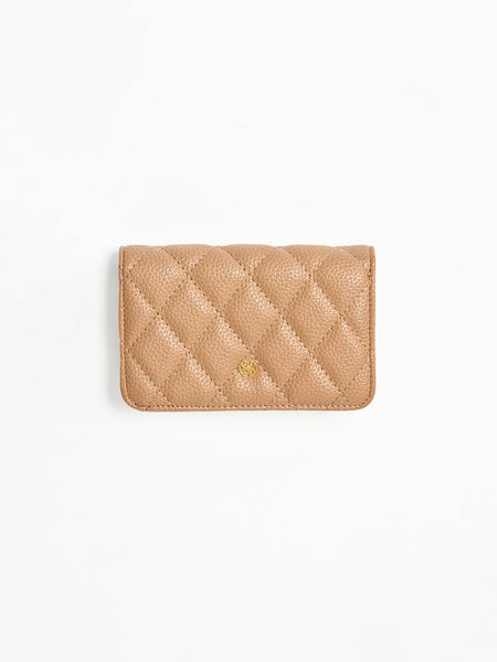 Mary Square Essential Quilted Wallet - 3 Colors