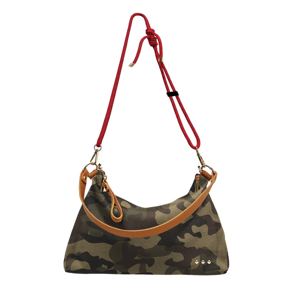Cosette Canvas Shoulder Bag in Camo