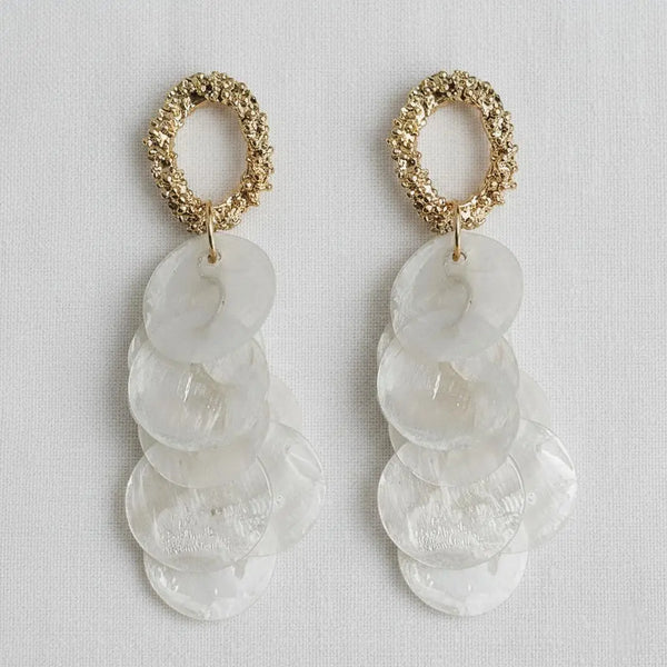 Capize Shell Earrings
