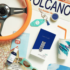 Capri Blue Volcano Fragranced Car Diffuser + Refill