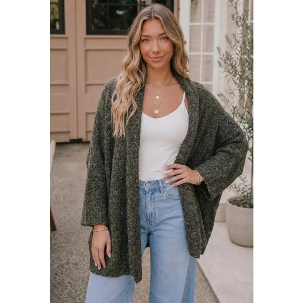 Coco Olive Cardigan