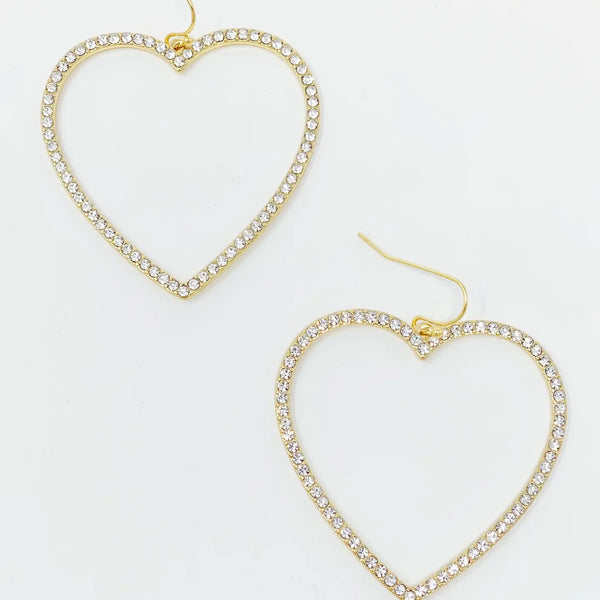 My Precious Gold Heart Earrings