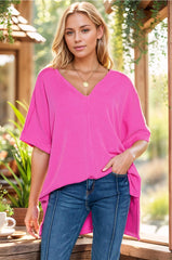 Rachel Ribbed Top - 3 Colors