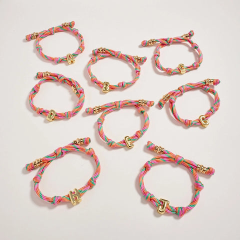 Lucky Charms Initial Bracelet