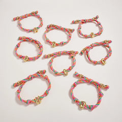 Lucky Charms Initial Bracelet