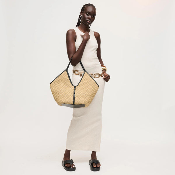 Cienna Raffia Tote