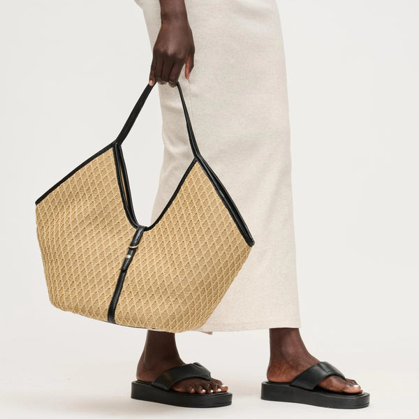 Cienna Raffia Tote