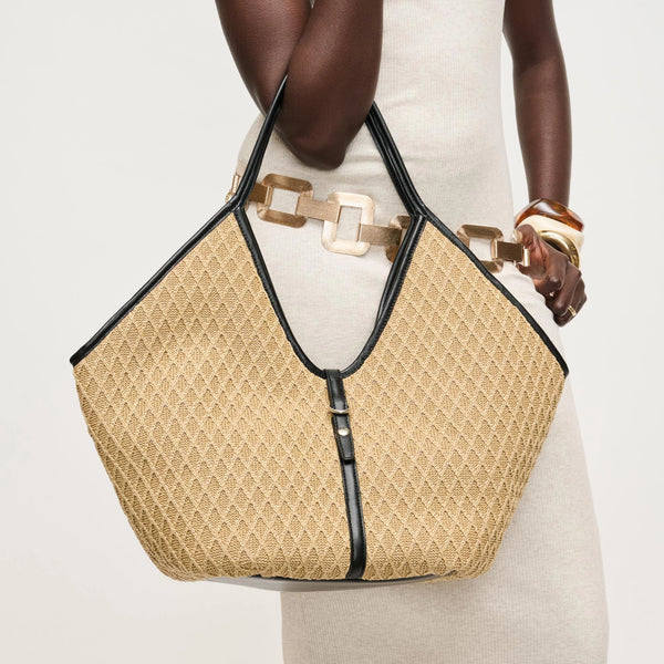 Cienna Raffia Tote
