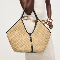 Cienna Raffia Tote