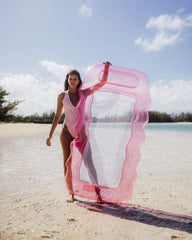 FUNBOY Clear Pink Mesh Lounger