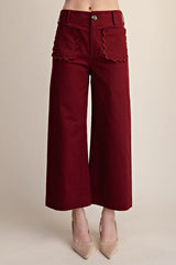 Collette Scalloped Pants