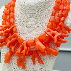 Coral Statement Necklaces - 3 Colors