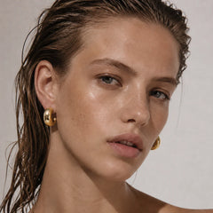 Ellie Vail Cosa Medium Hoop Earring