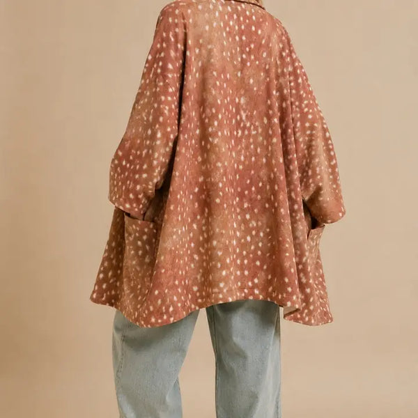 Cozy Fawn Cardigan Coat