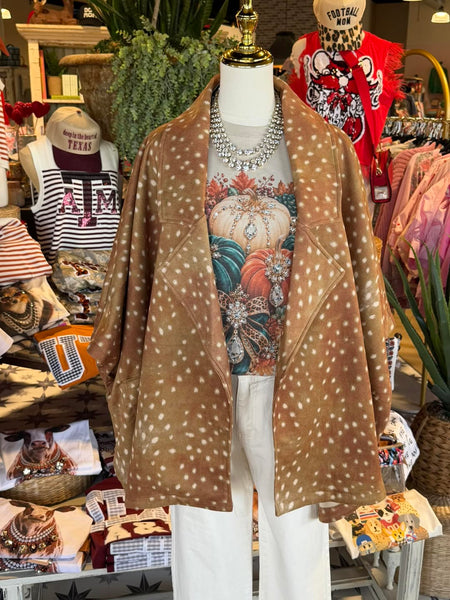 Cozy Fawn Cardigan Coat