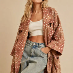 Cozy Fawn Cardigan Coat