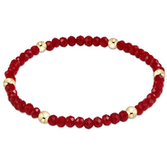 enewton gameday flirty presence bracelet - crimson