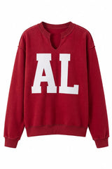 Alabama & AL Reversible Sweatshirt - Crimson