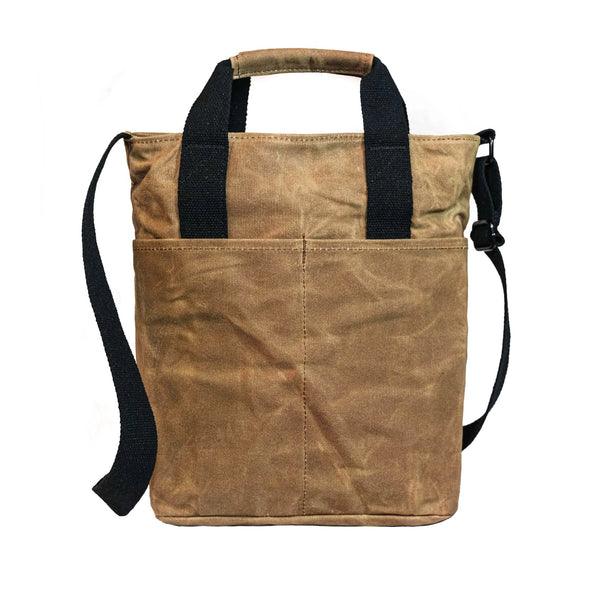 Waxed Canvas Crossbody Tote