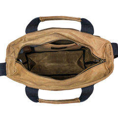 Waxed Canvas Crossbody Tote