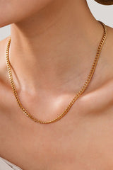Stainless Steel Tarnish Free Waterproof Necklaces - 6 Styles