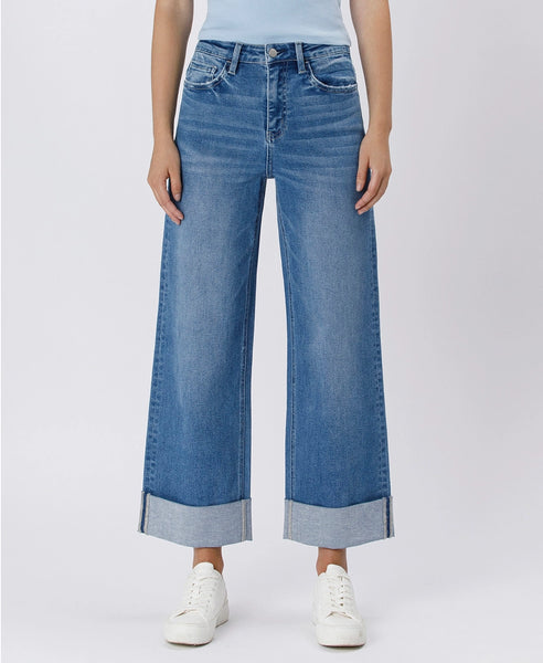 Sweeping Cuffed Jeans