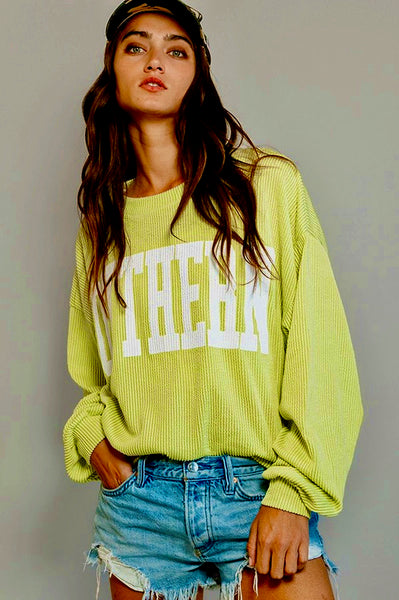 Southern Ribbed Sweatshirt