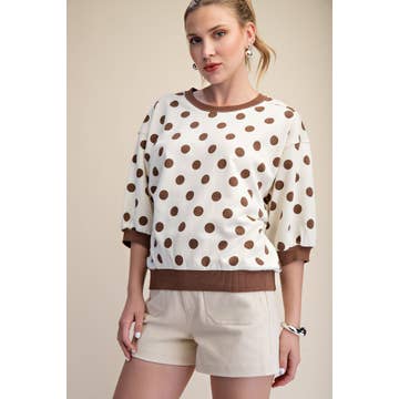 GeeGee Polka Dot Sweatshirt