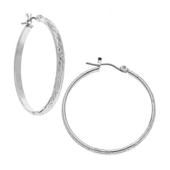Susan Shaw Delicate Silver Hoops