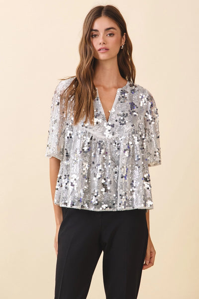 Showstopper Sequin Top