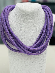 Slub - 8 Stand Necklace (13 Colors)
