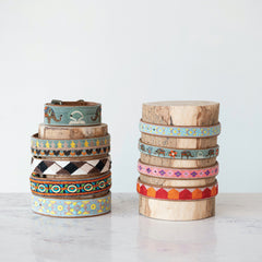 Bits and Bobs Embroidered Dog Collars - Small