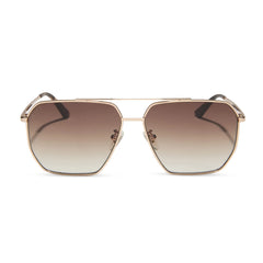 DIFF Berkley - gold brown gradient polarized sunglasses