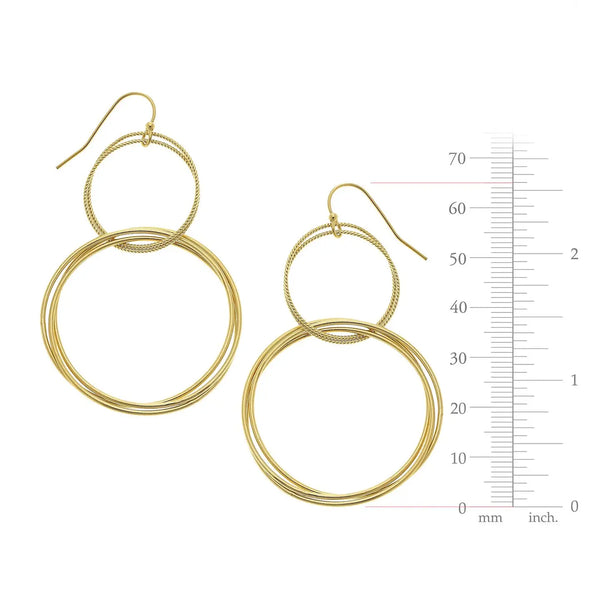 Double Ring Earrings
