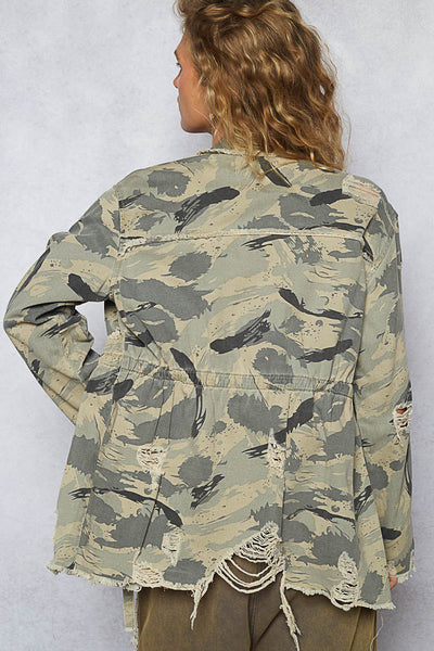 Sweet Camo Twill Jacket