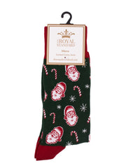 Men's Candy Cane Christmas Socks