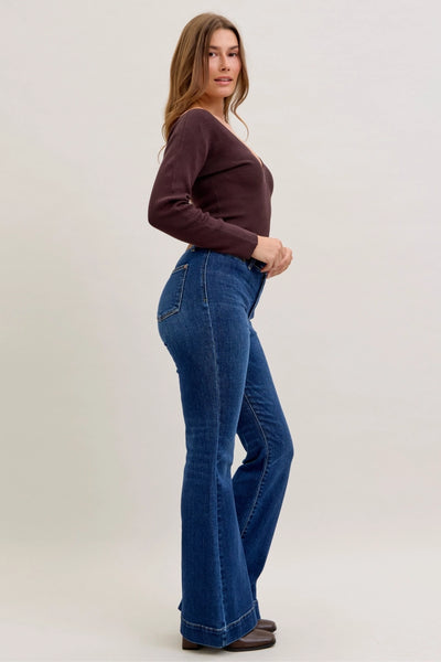 Judy Blue High Waist Trouser Flares