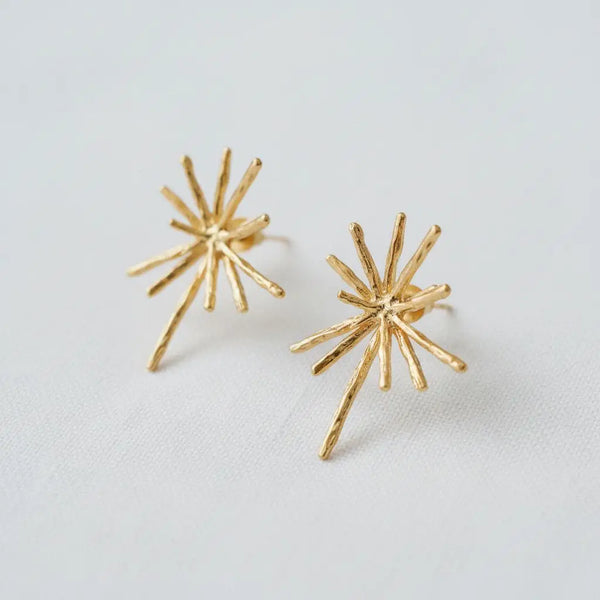 Gold Fireworks Earrings