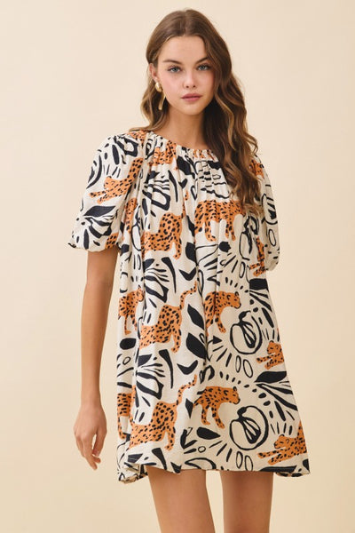 Cosmopolitan Leopard Dress
