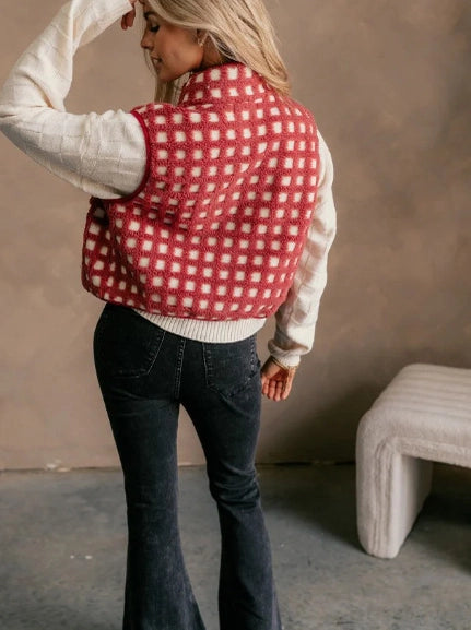 Verity Checkered Vest - 2 Colors