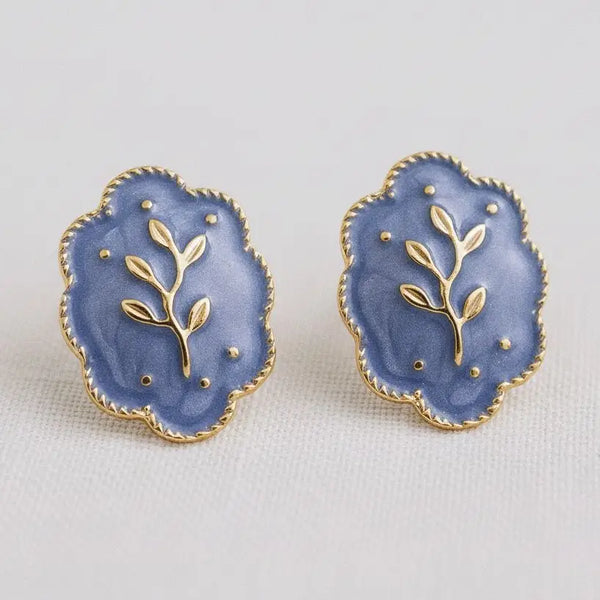 Artistic Floral Inspired Earrings