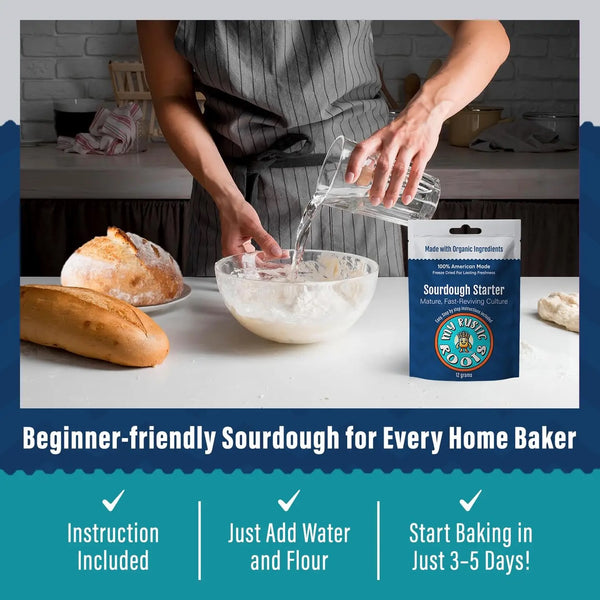 Mature Sourdough Starter Culture, Organic Freeze-Dried