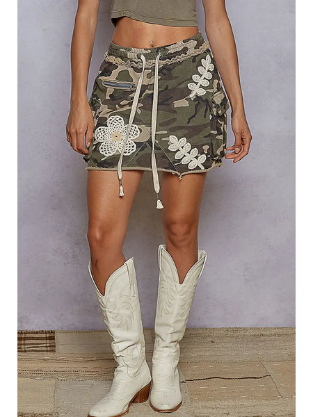 Free Republic Camo Skirt