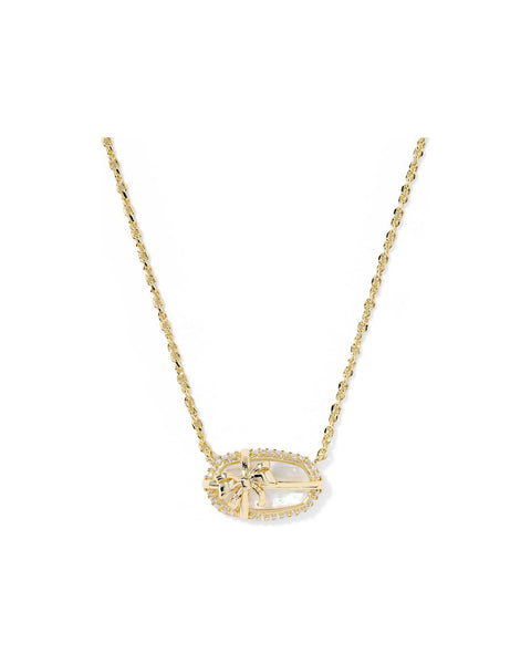 Kendra Scott Elisa Bow Short Pendant Necklace